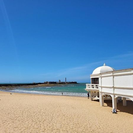 Cadiz Playa La Caleta Terraza Con Barbacoa Apartment Exterior photo