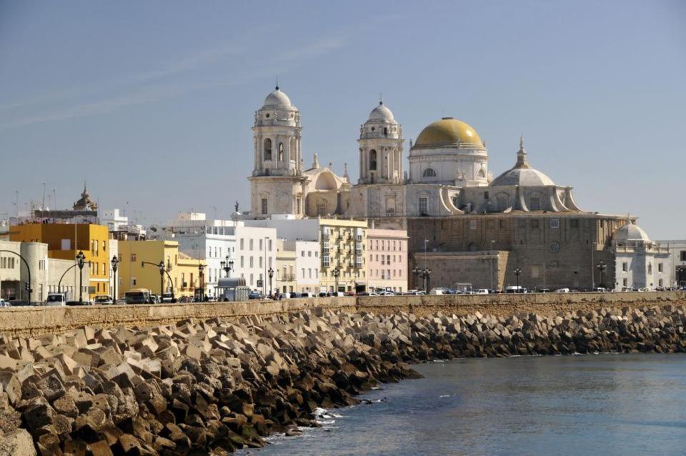 Cadiz Playa La Caleta Terraza Con Barbacoa Apartment Exterior photo